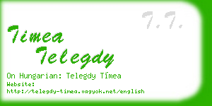 timea telegdy business card